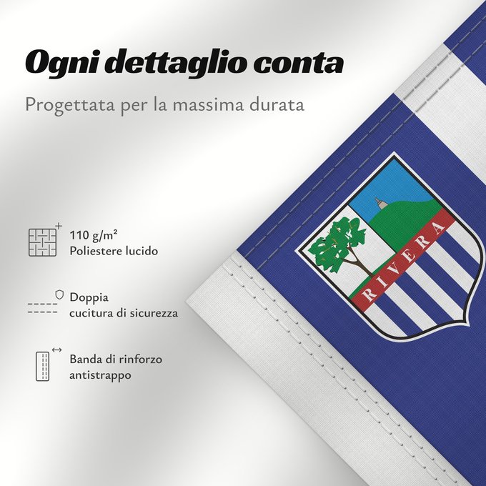 Dettagli sulla bandiera: Rivera Department	Rivera