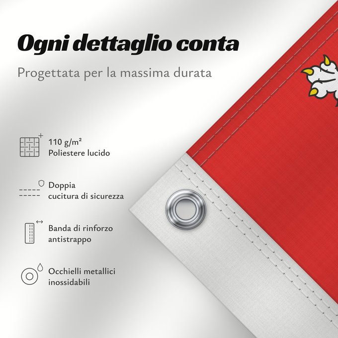 Dettagli sulla bandiera: Hradec Kralove Region	Hradec Králové Region	Région de Hradec Králové	Región de Hradec Králové	Region Hradec Králové	Regione di Hradec Králové
