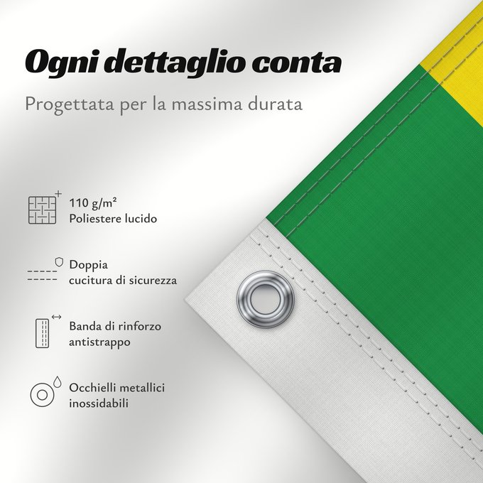 Dettagli sulla bandiera: Penza Oblast Oblast de Penza Óblast de Penza Oblast Pensa