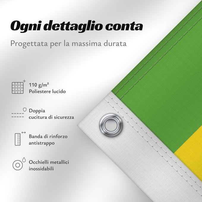 Dettagli sulla bandiera: Piauí verso Verse of the flag of the state of Piaui designed by me in accordance with the state law of 1,050 Piauí (envers) Piauí (reverso) Piauí (Rückseite) Versetto di bandiera dello stato di Piauí progettato da me in conformità con la legge n Verso da