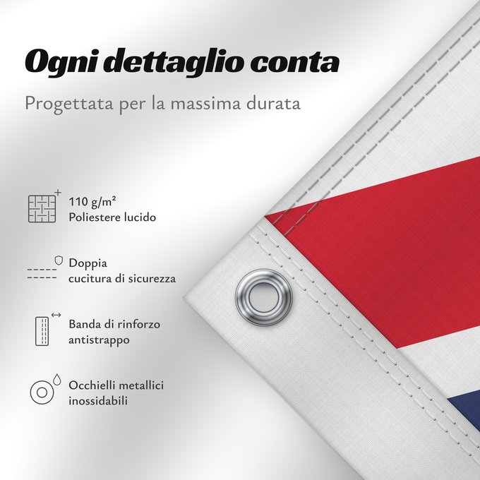 Dettagli sulla bandiera: United Kingdom Royaume-Uni Reino Unido Vereinigtes Königreich Regno Unito