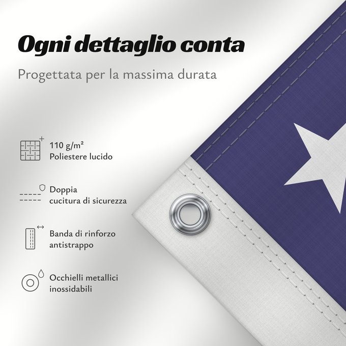 Dettagli sulla bandiera: American flag with 49 stars	49 Star US