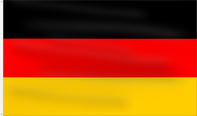 Flag, with two metal eyelets and reinforced hoist: Germany	Allemagne	Alemania	Deutschland	Germania