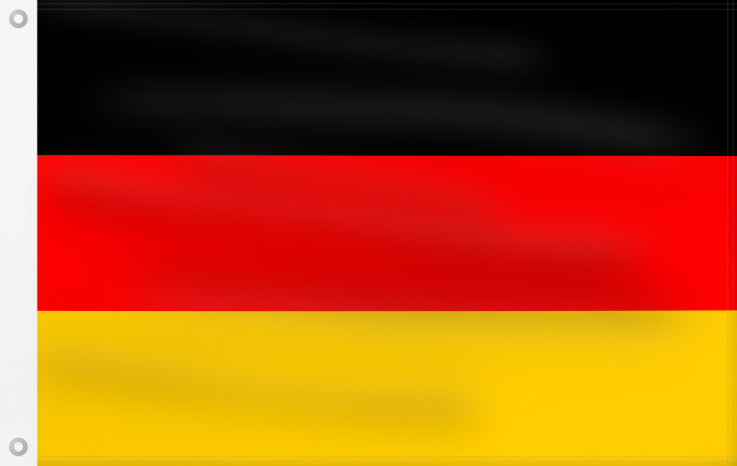 Flag, with two metal eyelets and reinforced hoist: Germany	Allemagne	Alemania	Deutschland	Germania