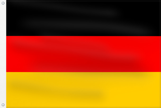 Flag, with two metal eyelets and reinforced hoist: Germany	Allemagne	Alemania	Deutschland	Germania