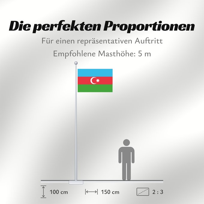 Proportionen der Flagge: Azerbaijan	L Azerbaïdjan	Azerbaiyán	Aserbaidschan	Dell Azerbaigian	Azerbeidzjan	Azerbejdżanu	Азербаиџьан абыраҟ	علم أذربيجان	Azərbaycan	Сцяг Азербайджана	Сьцяг Азэрбайджану	Azerbajĝano	Aserbaidžaani lipp	Azerbaidžanin	Azerbajdzsán	Ադրբեջանի դրոշը	აზერბაიჯ