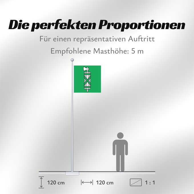 Proportionen der Flagge: Canton of Sankt Gallen Canton of St. Gallen Saint-Gall San Galo o San Gall St. Gallen St. Gallen Canton of Sankt Gallen Saint Gallen