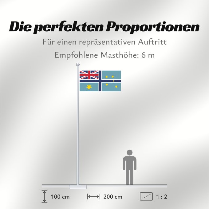 Proportionen der Flagge: Civil Air Ensign of Australia 1935-1948