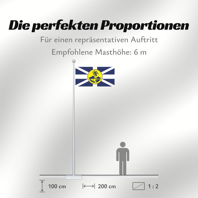 Proportionen der Flagge: Lord Howe Island An unofficial Lord Howe Island (non officiel) Lord Howe Island (no oficial) Lord Howe Island (inoffiziell) Lord Howe Island (non ufficiale)