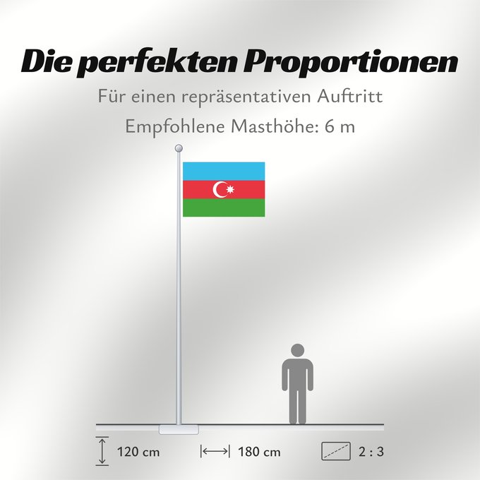 Proportionen der Flagge: Azerbaijan	L Azerbaïdjan	Azerbaiyán	Aserbaidschan	Dell Azerbaigian	Azerbeidzjan	Azerbejdżanu	Азербаиџьан абыраҟ	علم أذربيجان	Azərbaycan	Сцяг Азербайджана	Сьцяг Азэрбайджану	Azerbajĝano	Aserbaidžaani lipp	Azerbaidžanin	Azerbajdzsán	Ադրբեջանի դրոշը	აზერბაიჯ