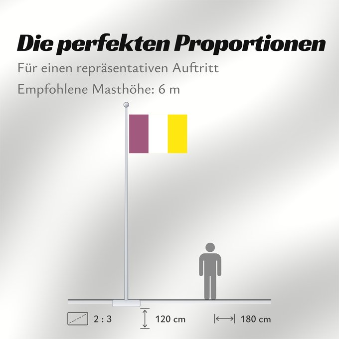 Proportionen der Flagge: Ath	Belgian commune of Ath  Aat