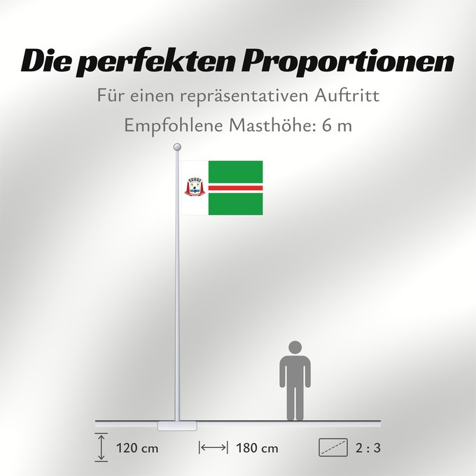 Proportionen der Flagge: Bataguassu MatoGrossodoSul Brasil	Bataguassu	Município de Bataguassu no Estado de Mato Grosso do Sul