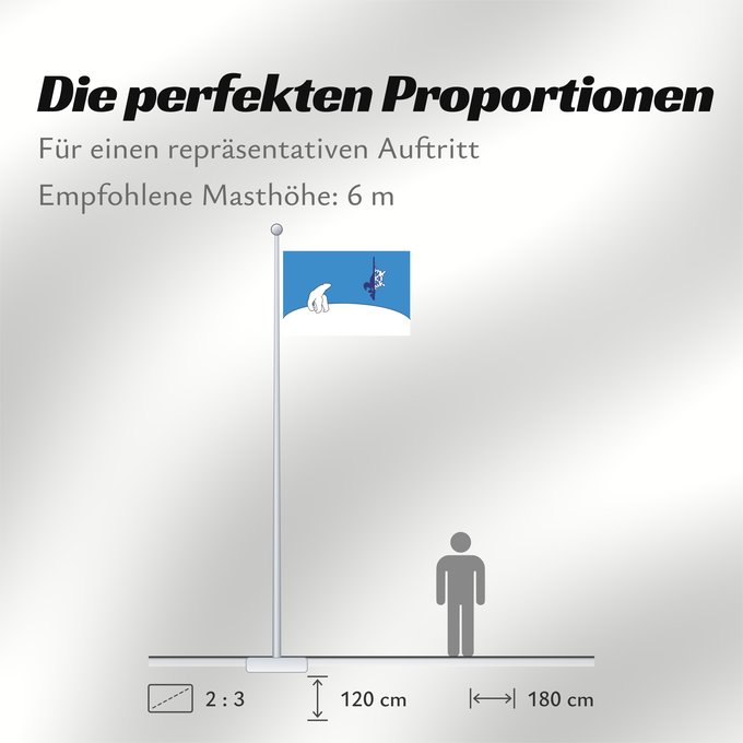 Proportionen der Flagge: FrancoTenois