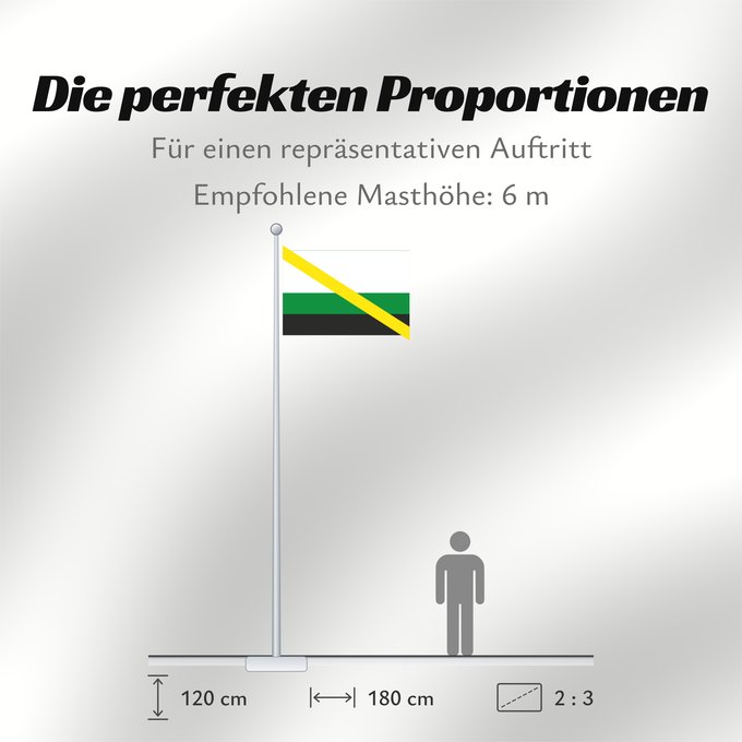 Proportionen der Flagge: Dabeiba  Antioquia	Dabeiba (Antioquia)	Municipio de Dabeiba  Antioquia