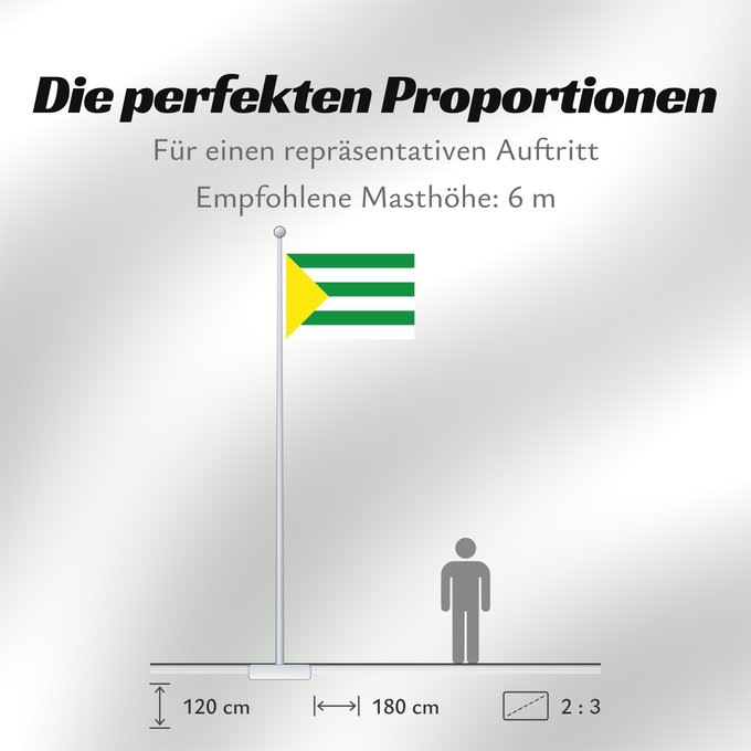 Proportionen der Flagge: Génova  Quindío	Génova (Quindío)	Municipio de Génova  Quindío