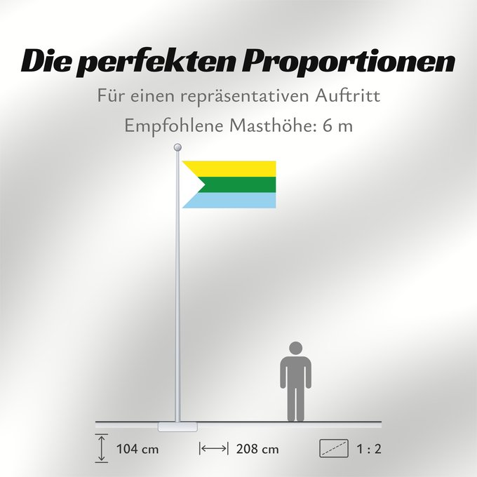 Proportionen der Flagge: Hispania  Antioquia	Hispania (Antioquia)	Municipio de Hispania  Antioquia
