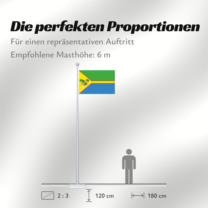 Proportionen der Flagge: Morales  Bolívar	Morales (Bolívar)	Morales  Bolivar