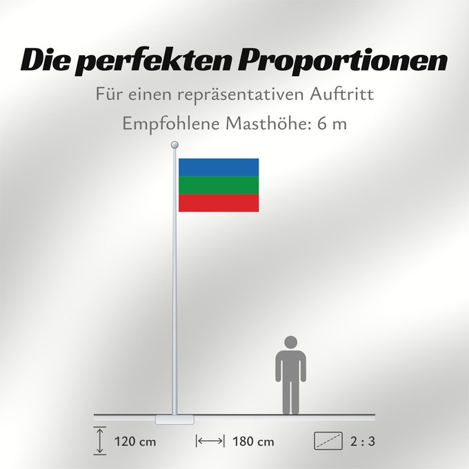 Proportionen der Flagge: Villavicencio