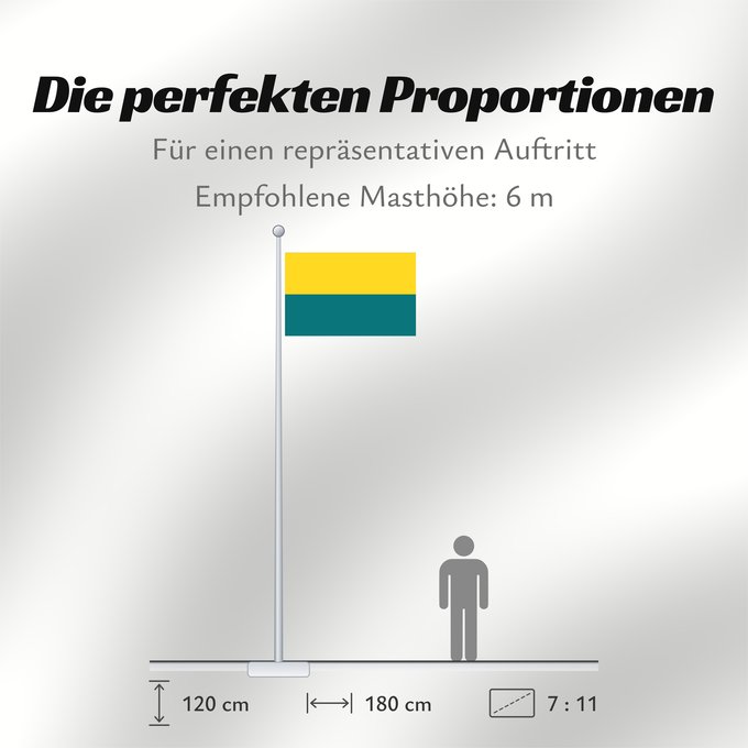 Proportionen der Flagge: Et-Narva Narva
