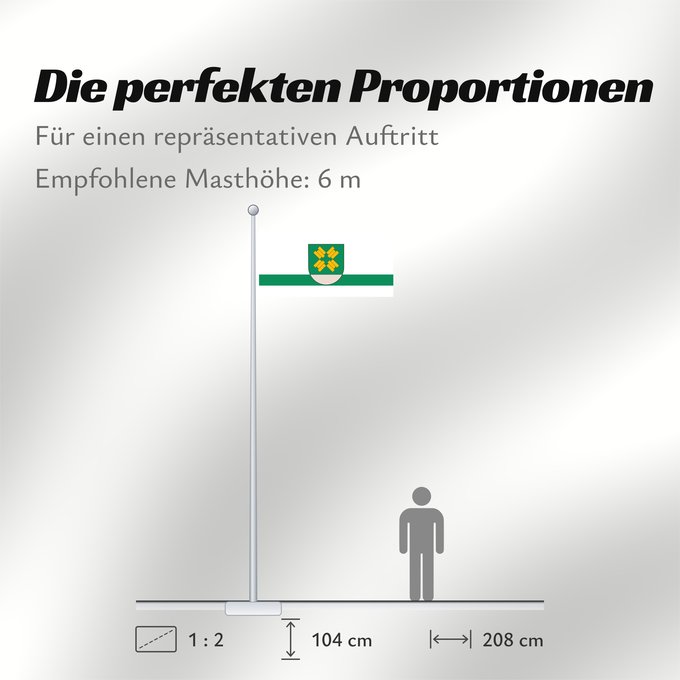 Proportionen der Flagge: Kalnciems Former city of Kalnciems, Latvia Kalnciems (ancienne ville) Kalnciems (antigua ciudad) Kalnciems (ehemalige Stadt) Kalnciems (ex città) Kalnciema pilsētas