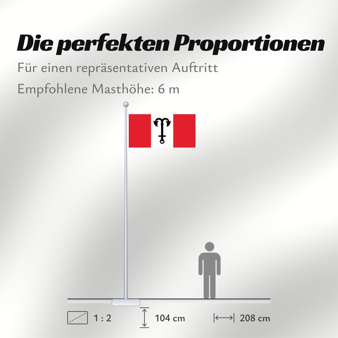 Proportionen der Flagge: Salacgrīva	Salacgrīva, Latvia	Salacgrīvas