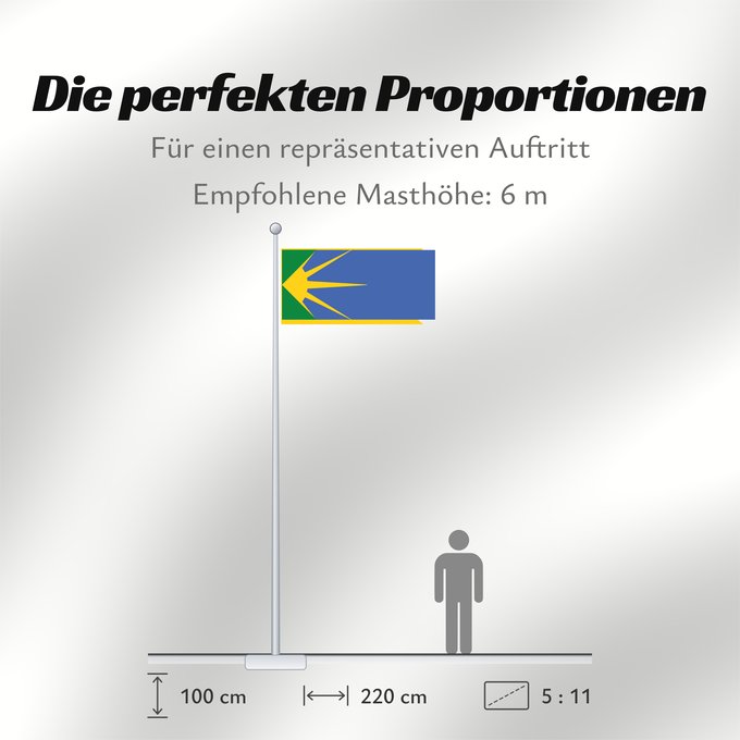 Proportionen der Flagge: Bosilovo Municipality	Bosilovo Municipality, Macedonia	Знаме на Општина Босилово