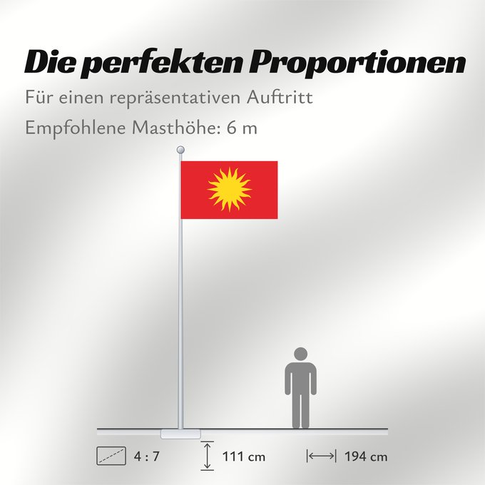 Proportionen der Flagge: Proposal of Macedonia - 4 One of the four flag proposals for a new flag of Macedonia 1995 Macédoine (proposition 4) (1995) Macedonia (propuesta 4) (1995) Nordmazedonien (Vorschlag 4) (1995) Macedonia (proposta 4) (1995) Едно од четирите предлог-знамиња