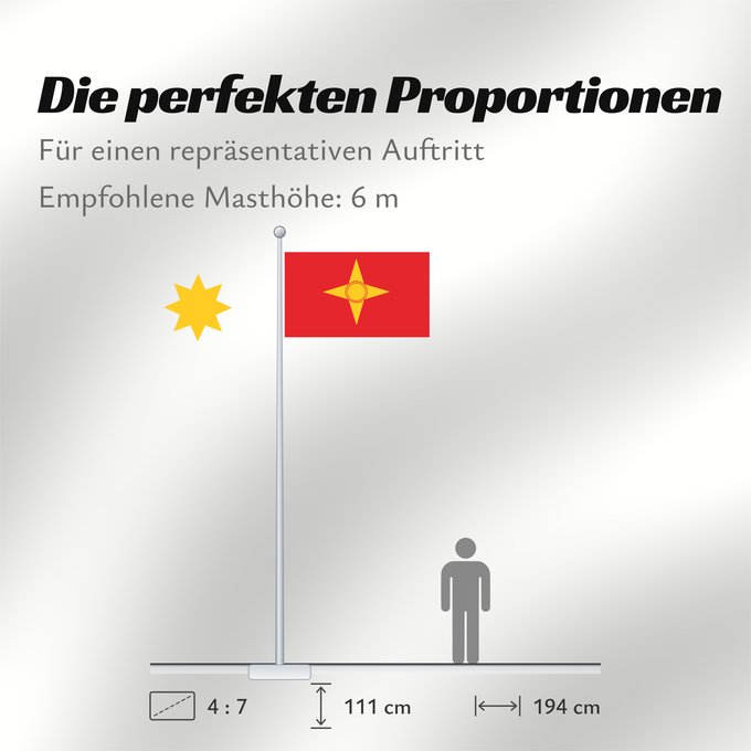 Proportionen der Flagge: Proposal of Macedonia - 5	One of the first 12 flag proposals for a new flag of Macedonia  1995	Proposition de la Macédoine - 5 (1995)	Propuesta de Macedonia - 5 (1995)	Mazedonien Vorschlag - 5 (1995)	Proposta della Macedonia - 5 (1995)	Едно од вкупноте 12