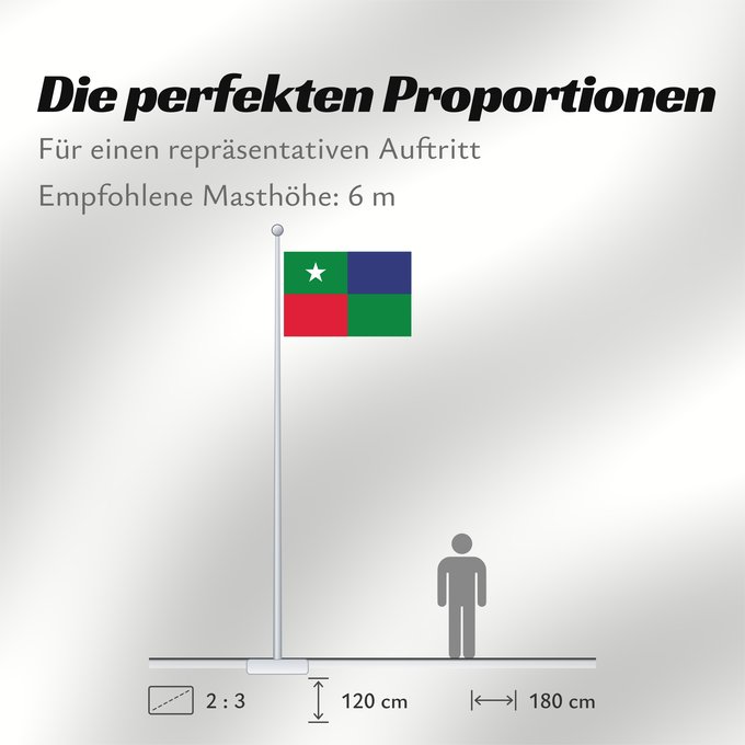 Proportionen der Flagge: Standard of the Prime Minister of the Maldives	Prime Minister's Standard of the Maldives	Étendard du Premier ministre des Maldives	Estandarte del Primer Ministro de Maldivas	Standarte des Premierministers der Malediven	Stendardo del Primo Ministro delle M