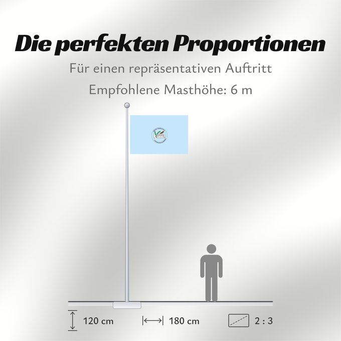 Proportionen der Flagge: Diriamba