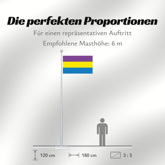 Proportionen der Flagge: Jinotepe	Jinotepe, Carazo