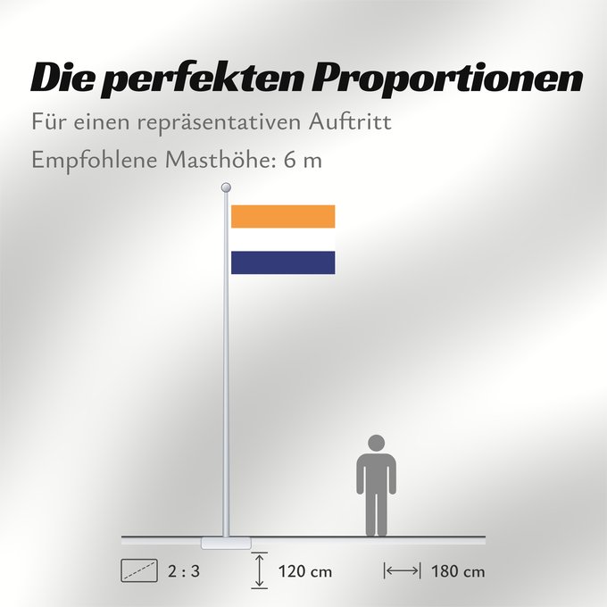 Proportionen der Flagge: First dutch Remake of First-dutch-flag