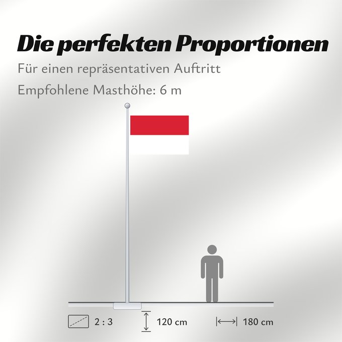 Proportionen der Flagge: Kerkrade	Dutch town Kerkrade  Limburg