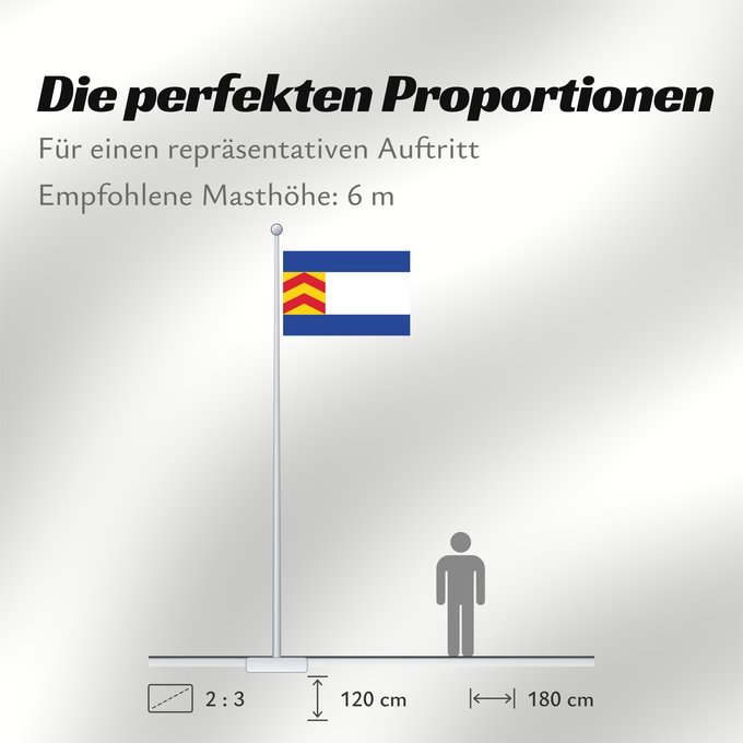 Proportionen der Flagge: Oud-Beijerland	Oud-Beijerland, North Holland, the Netherlands	Oud-Beijerland, Noord-Holland, Nederland