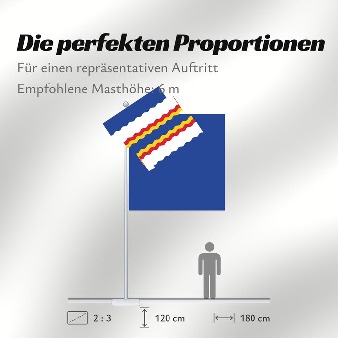 Proportionen der Flagge: Ten Boer	Dutch municipality of Ten Boer