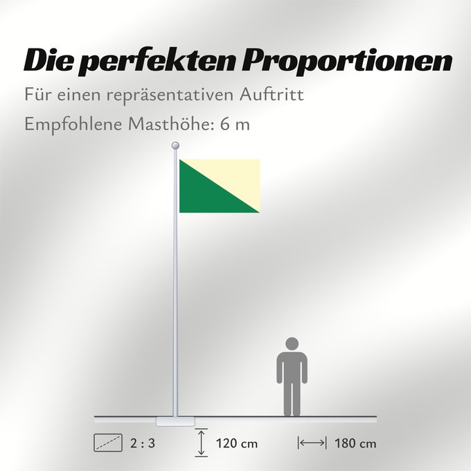 Proportionen der Flagge: Huánuco