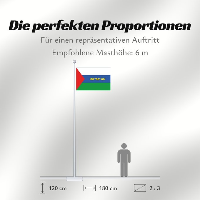 Proportionen der Flagge: Tyumen Oblast Oblast de Tioumen Óblast de Tiumén Oblast Tjumen