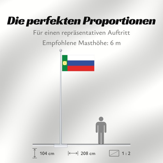 Proportionen der Flagge: Khakassia 1993-2003 Khakassia 1993 - 2003. Drawn by Kookaburra Hakassia Vabariigi lipp aastatel 1993-2003