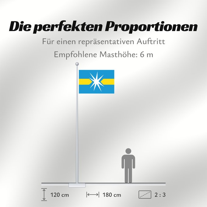 Proportionen der Flagge: Linyevo  Novosibirsk oblast	Linyevo, Novosibirsk Region, Russia	Liniyevo	Linyewo	Флаг рабочего посёлка Линёво