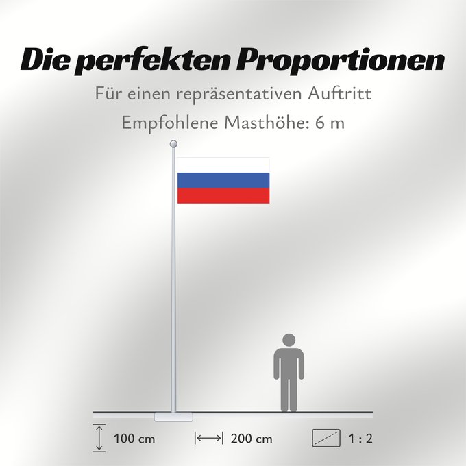 Proportionen der Flagge: Slovene Nation	Slovene Nation  Civil Flag; use on land only; official 1 2 ratio	Nation Slovène - Drapeau Civil (usage terrestre uniquement)	Nación Eslovena - Bandera Civil (solo uso en tierra)	Slowenische Nation - Zivilflagge (nur an Land)	Nazione Slovena