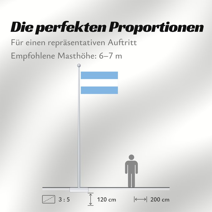 Proportionen der Flagge: Argentina	Argentin	Argentinien	Dell Argentina	Argentinië	Argentyny	Argentine	Argentiny	Argentiinan	Airgintín	Argentíny