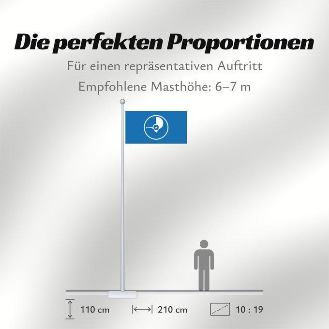 Proportionen der Flagge: Yap Guaire