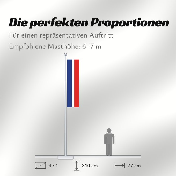 Proportionen der Flagge: Schaan Liechtenstein-1	Schaan municipality	Schaan	Gemeinde Schaan