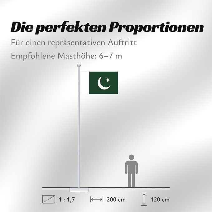 Proportionen der Flagge: Pakistan	 Pakistan	Pakistán	Paquistão	علم باكستان	পাকিস্তানের জাতীয় পতাকা	পাকিস্তানর ফিরালহান	Pakistano	पाकिस्तान का ध्वज	ପାକିସ୍ତାନୀ ଝଣ୍ଡା	ਪਾਕਿਸਤਾਨ ਦਾ ਕੌਮੀ ਝੰਡਾ	د پاکستان بيرغ	Флаг Пакистана	Pakistana	பாக்கித்தான் கொடி	Прапор Пакистану	پاکستان کا پرچم