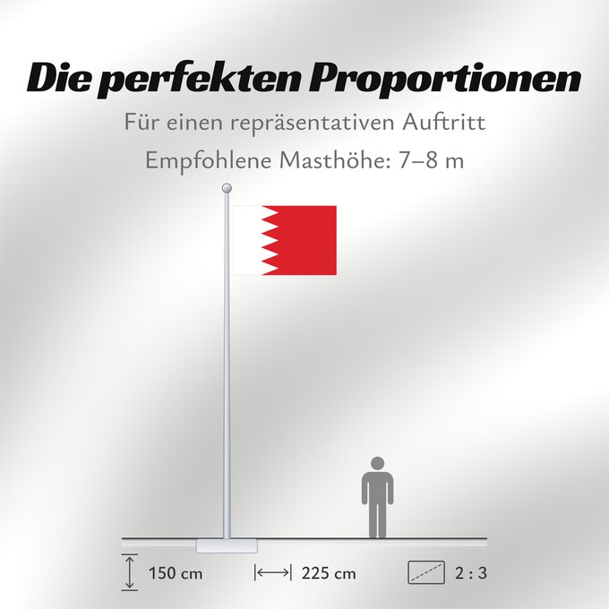 Proportionen der Flagge: Bahrain	Bahreïn	Baréin	Bahrein	علم البحرين	Bahreina	Bahrainin	Флаг Бахрейна	Bahrajna	Bahrains	Прапор Бахрейну	Quốc kỳ Bahrain