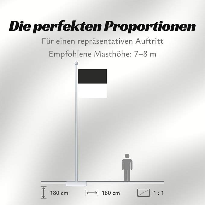 Proportionen der Flagge: Canton of Fribourg	Fribourg	Kanton Freiburg