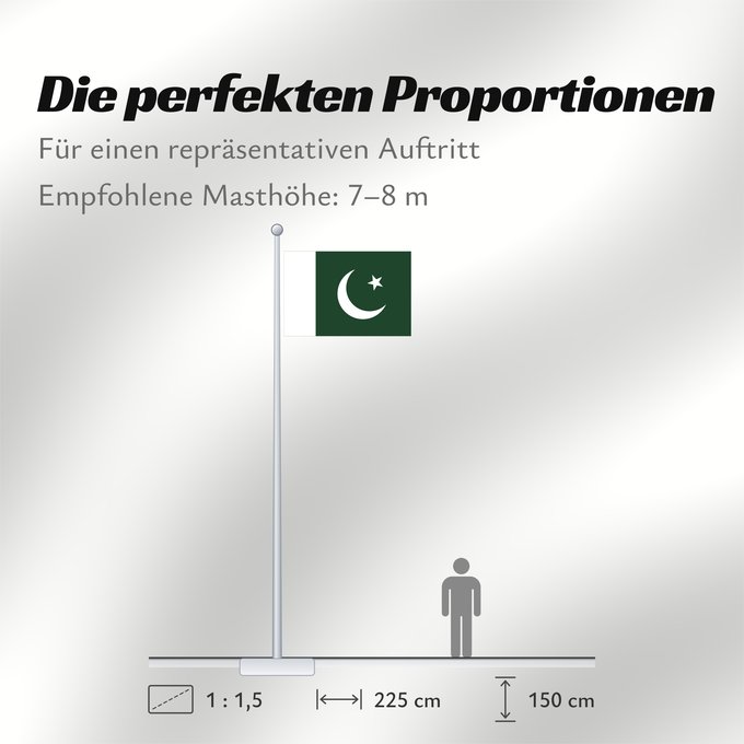 Proportionen der Flagge: Pakistan	 Pakistan	Pakistán	Paquistão	علم باكستان	পাকিস্তানের জাতীয় পতাকা	পাকিস্তানর ফিরালহান	Pakistano	पाकिस्तान का ध्वज	ପାକିସ୍ତାନୀ ଝଣ୍ଡା	ਪਾਕਿਸਤਾਨ ਦਾ ਕੌਮੀ ਝੰਡਾ	د پاکستان بيرغ	Флаг Пакистана	Pakistana	பாக்கித்தான் கொடி	Прапор Пакистану	پاکستان کا پرچم