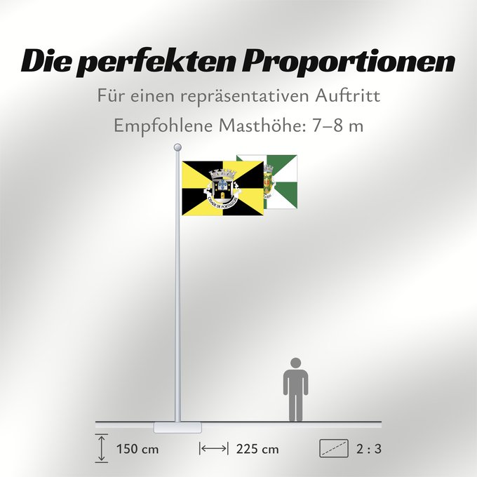 Proportionen der Flagge: Portalegre