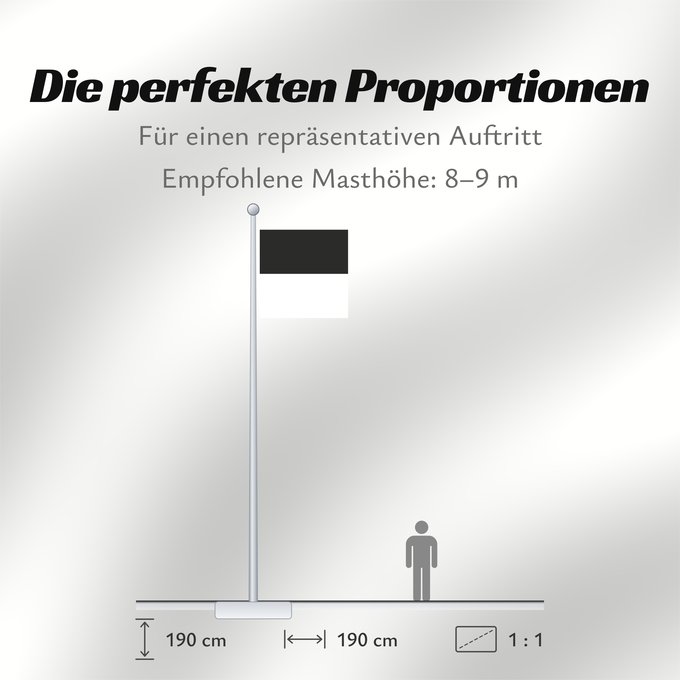 Proportionen der Flagge: Canton of Fribourg	Fribourg	Kanton Freiburg