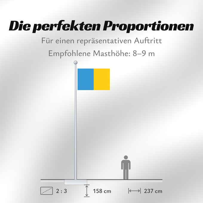 Proportionen der Flagge: Province of Udine	Province d'Udine	Provincia de Udine	Provinz Udine	Provincia di Udine